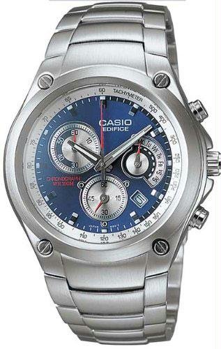 腕時計 カシオ メンズ Casio EF507D-2A Men's Watch Stainless Steel Edifice Blue Dial Chronograph