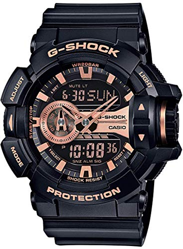 腕時計 カシオ メンズ Casio XL G-Shock Quartz Sport Watch with Plastic Strap, 18.3 (Model: GA-400GB-1A