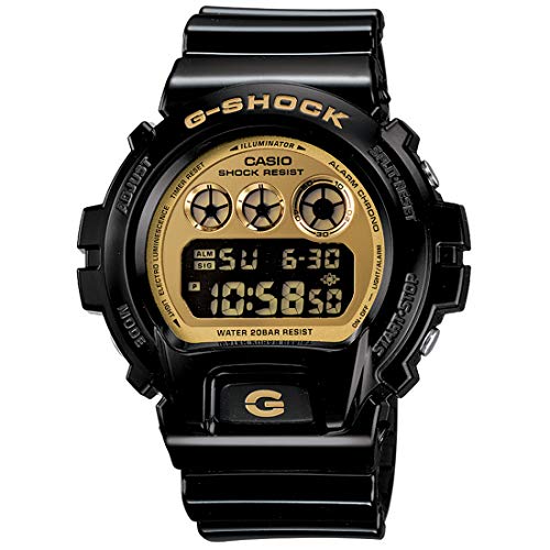 腕時計 カシオ メンズ Casio G-Shock Chronograph Resin Strap Gold Mirror Dial Men's watch