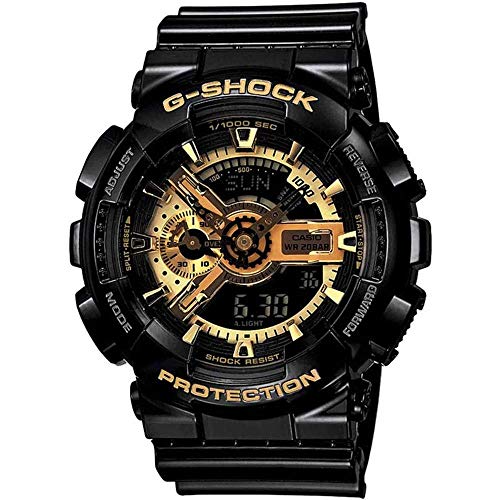 腕時計 カシオ メンズ Casio G-Shock Quartz Hybrid Black Dial Men's Watch GA110B-1A