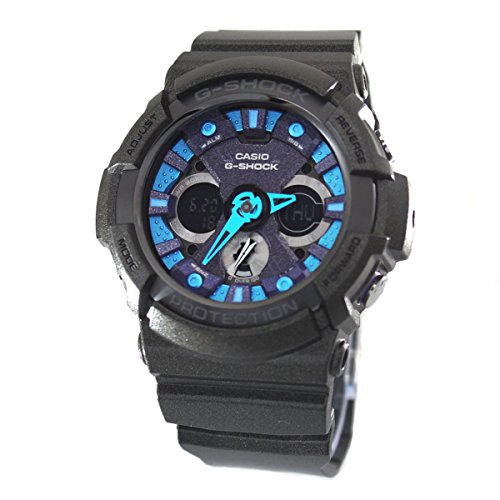 腕時計 カシオ メンズ Casio Men's GA200SH-2A G-Shock Blue Watch