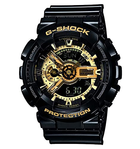 腕時計 カシオ メンズ Casio Men's Analogue/Digital Quartz Watch with Resin Strap GA-110GB-1AER