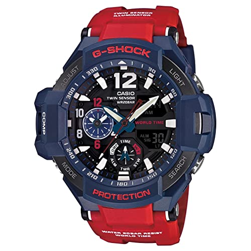 腕時計 カシオ メンズ Casio G-Shock GA-1100 Gravitymaster Stylish Watch - Blue / One Size