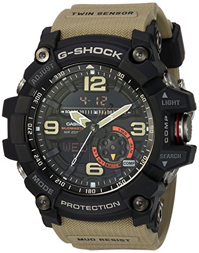 腕時計 カシオ メンズ CASIO G Shock Quartz Watch with Resin Strap, Beige, 30 (Model: GG1000-1A5)