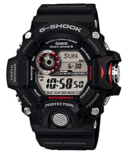 腕時計 カシオ メンズ Casio Men G SHOCK RANGEMAN TRIPLE SENSOR GW9400 GW-9400-1D