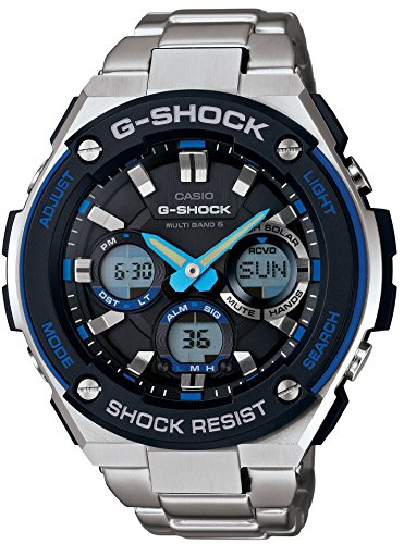 腕時計 カシオ メンズ Casio G-Shock S-Steel Series 6 Multi Bands Solar Watch GST-W100D-1A2JF Mens