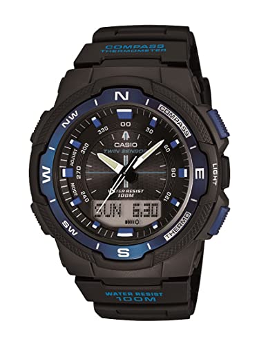 腕時計 カシオ メンズ Casio Sports Japanese-Quartz Watch with Resin Strap, Black, 18 (Model: SGW500H-2