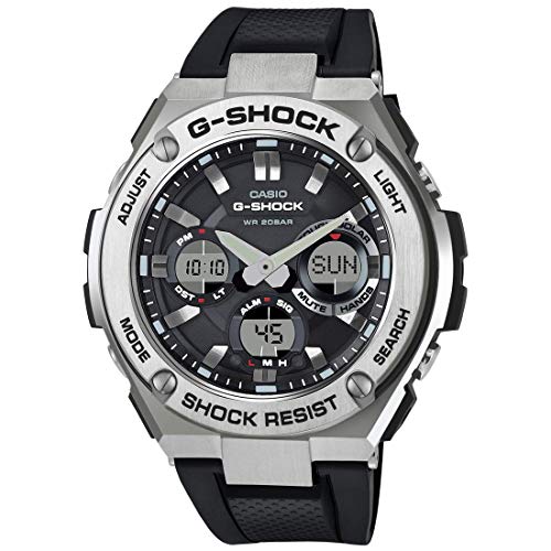 腕時計 カシオ メンズ Casio Men's GST-S110-1ACR G Shock Analog-Digital Display Quartz Black Watch