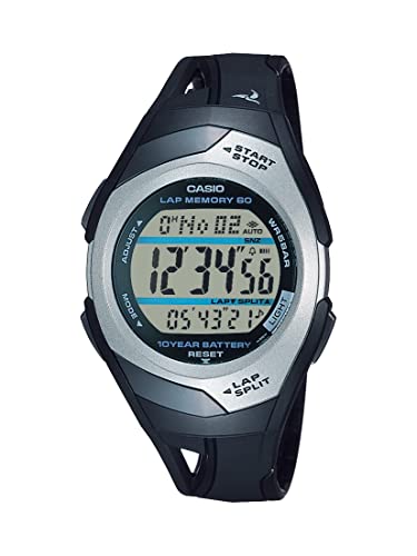 腕時計 カシオ メンズ Casio Unisex STR300C-1V Black Sports Watch