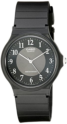腕時計 カシオ メンズ Casio Men's MQ24-1B3 Watch with Black Rubber Band