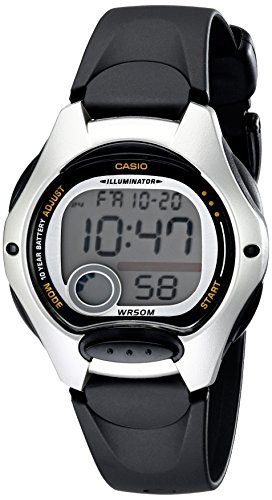 腕時計 カシオ レディース Casio Women's LW200-1AV Illuminator Digital Watch with Black Band