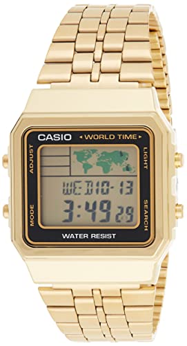 腕時計 カシオ メンズ Casio - A500WGA-1D - Vintage - Unisex Watch - Digital Quartz - LCD Dial - Gold P
