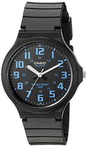 腕時計 カシオ メンズ Casio Men's 'Easy To Read' Quartz Black Casual Watch (Model: MW240-2BV)
