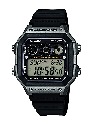 腕時計 カシオ メンズ Casio Men's AE-1300WH-8AVCF Illuminator Digital Display Quartz Black Watch