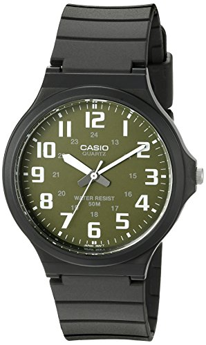腕時計 カシオ メンズ Casio Men's 'Easy To Read' Quartz Black Casual Watch (Model: MW240-3BV)