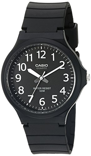 腕時計 カシオ メンズ Casio Men's MW240-1BV Easy To Read Analog Display Quartz Black Watch