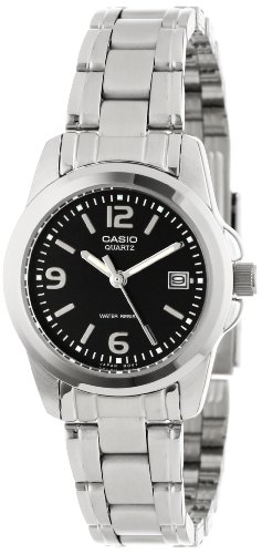 腕時計 カシオ レディース Casio Women's LTP1215A-1ACR Stainless Steel Watch