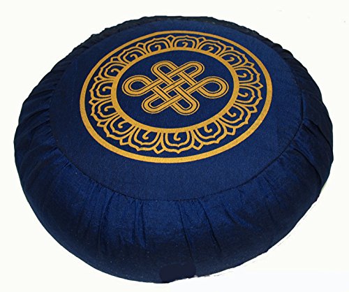 ヨガ フィットネス Boon Decor Meditation Cushion Zafu Lotus Enlightenment and Other Sacred Symbols (Ete