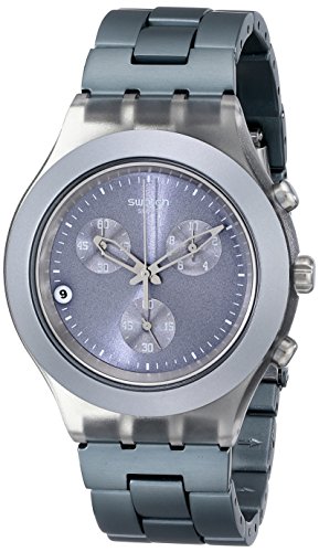 腕時計 スウォッチ メンズ Swatch Men's SVCM4007AG Plastic Analog with Grey Dial Watch
