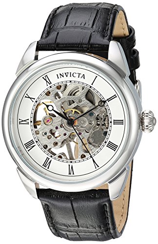 腕時計 インヴィクタ インビクタ Invicta Men's Specialty Mechanical Watch with Leather Strap, Blac