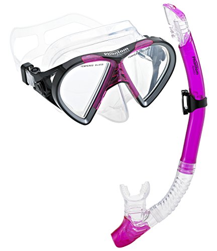 シュノーケリング マリンスポーツ Phantom Aquatics Mexico Mask Dry Snorkel Set