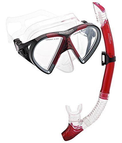 シュノーケリング マリンスポーツ Phantom Aquatics Mexico Mask Dry Snorkel Set