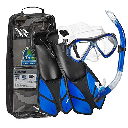 シュノーケリング マリンスポーツ HEAD Snorkel Collection Sailor Splash Quest Superior Mask Fin S