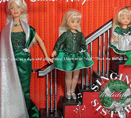 バービー バービー人形 チェルシー Barbie Holiday Singing Sisters Stacie Kelly Dolls Sing Deck Th