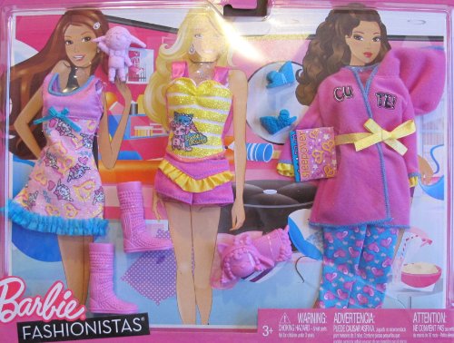 バービー バービー人形 着せ替え Barbie Fashionistas SLEEP TIME Slumber FASHIONS & More1 (2011)