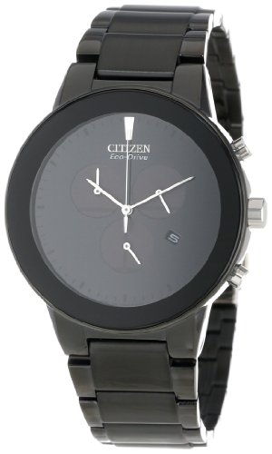 腕時計 シチズン 逆輸入 Citizen Men's AT2245-57E Eco-Drive Axiom Black Stainless Steel Watch