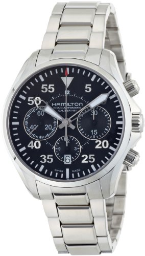腕時計 ハミルトン メンズ Hamilton Khaki Aviation Pilot Automatic Chronograph Mens H64666135
