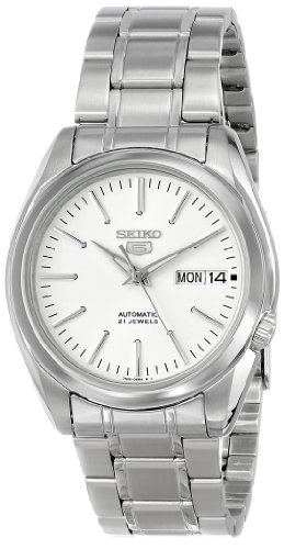 腕時計 セイコー メンズ SEIKO SNKL41 Automatic Watch for Men 5-7S Collection - White Dial with Lumino