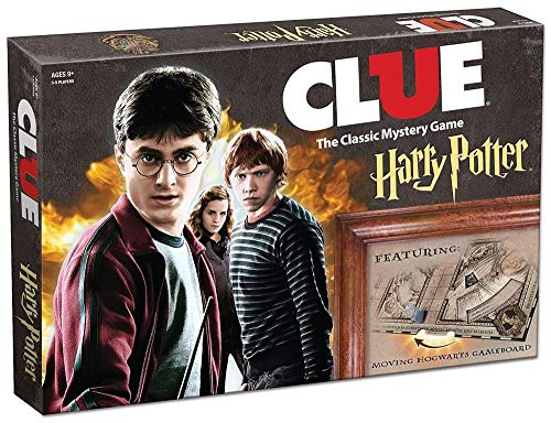 ボードゲーム 英語 アメリカ USAOPOLY Clue Harry Potter Board Game Travel Through Hogwarts Castle