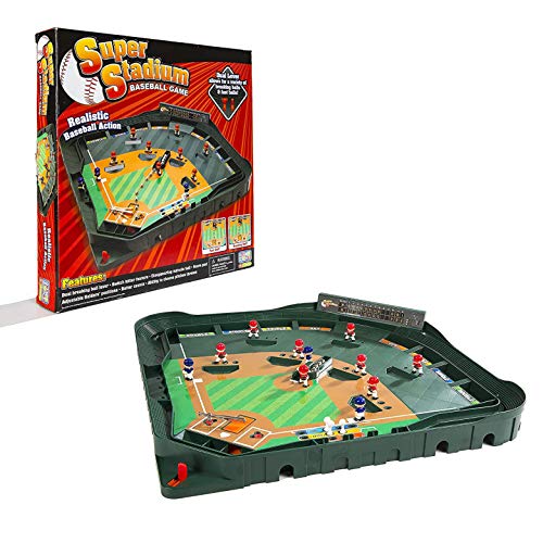 ボードゲーム 英語 アメリカ Game Zone Super Stadium Baseball Game - Realistic Tabletop Baseball Gam
