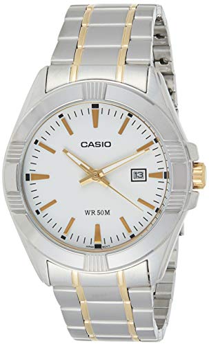 腕時計 カシオ メンズ Casio Two-tone Bracelet Date Men's watch #MTP1308SG-7AV