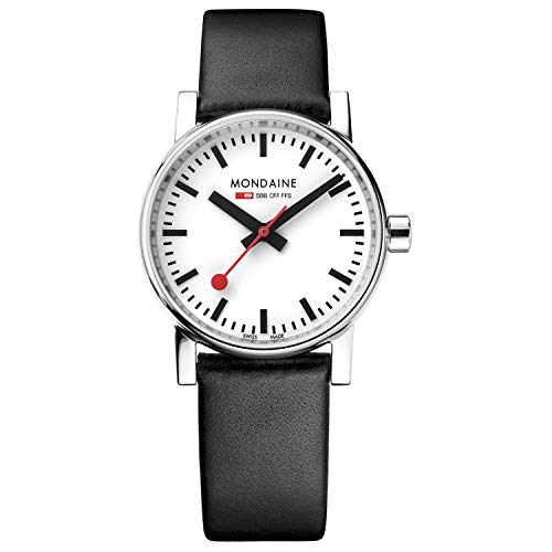 腕時計 モンディーン 北欧 Mondaine Women's MSE.30110.LB SBB Analog Display Swiss Quartz Black Watch
