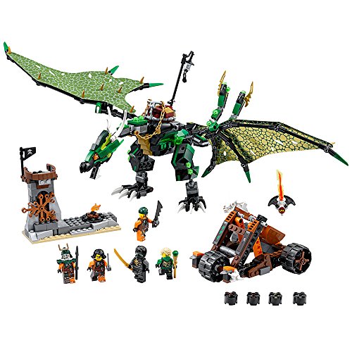 レゴ ニンジャゴー Lego Ninjago 70593 The Green NRG Dragon Building Kit, (567-Pieces)