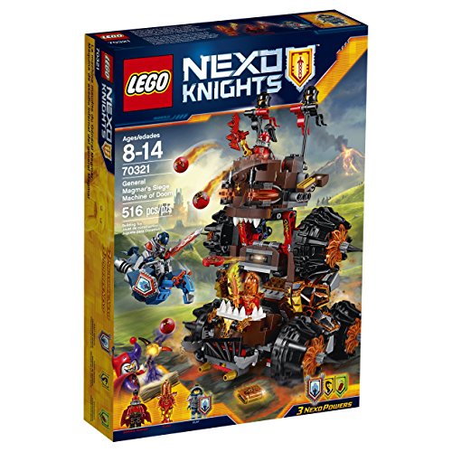 レゴ ネックスナイツ LEGO Nexo Knights 70321 General Magmar's Siege Machine of Doom Building Kit (516