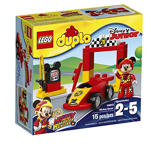 レゴ デュプロ LEGO DUPLO Brand Disney 6174752 Mickey Racer 10843 Building Kit (15 Piece)