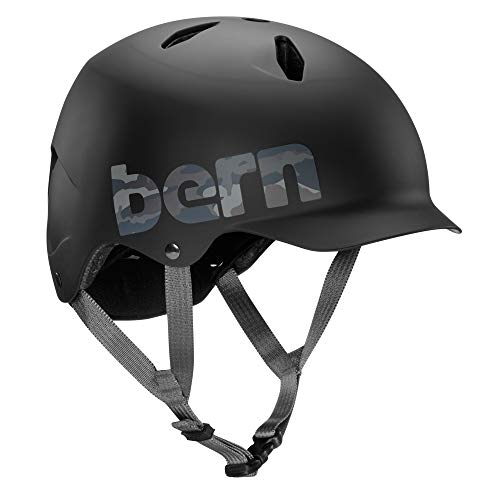 ウォーターヘルメット 安全 マリンスポーツ Bern Bandito Cycling Helmet for Kids, EPS Matte Bl