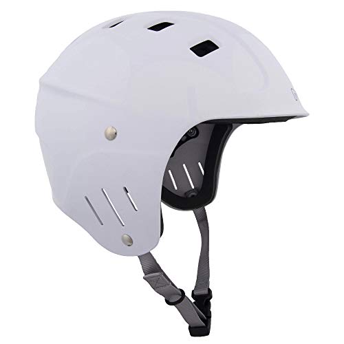 ウォーターヘルメット 安全 マリンスポーツ NRS Chaos Full-Cut Kayak Helmet-White-XS
