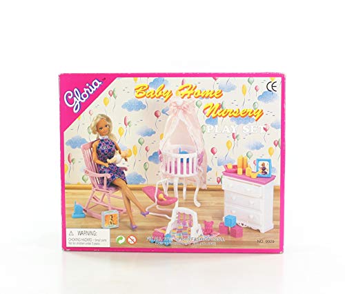 1/6ドール 12インチドール 27センチドール Gloria Dollhouse Furniture - Baby Home Nursery Playset