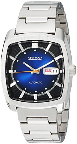腕時計 セイコー メンズ SEIKO Recraft Automatic Watch - Blue Dial, Stainless Steel, Day/Date Calendar