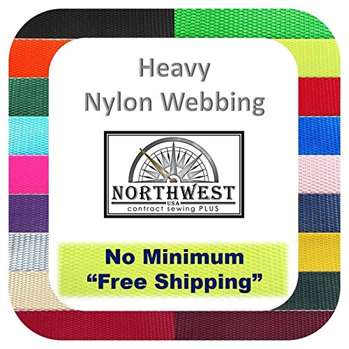 海外正規品 並行輸入品 アメリカ直輸入 Northwest Contract Sewing 1 inch Heavy Nylon Webbing (I