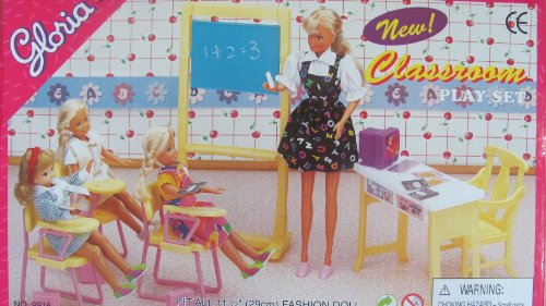 1/6ドール 12インチドール 27センチドール Gloria Dollhouse Furniture for Barbie Dolls - Classroom