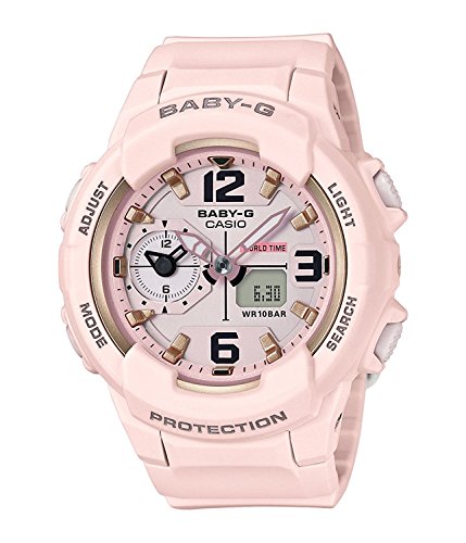 腕時計 カシオ レディース Casio BGA230SC-4B / Analog Light Pink Quartz Watch