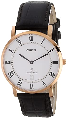 腕時計 オリエント メンズ Orient Classic Quartz White Dial Men's Watch FGW0100EW0