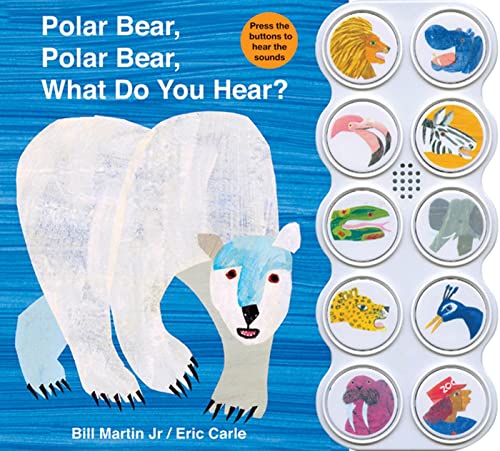 海外製絵本 知育 英語 Polar Bear, Polar Bear What Do You Hear? sound book (Brown Bear and Friends)