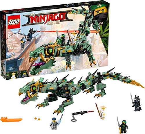 レゴ ニンジャゴー LEGO NINJAGO Movie Green Ninja Mech Dragon 70612 Ninja Toy with Dragon Figurine Buil