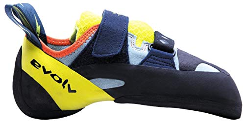 海外正規品 並行輸入品 アメリカ直輸入 Evolv Shakra Climbing Shoe - Women's Aqua/Neon Yellow, 5
